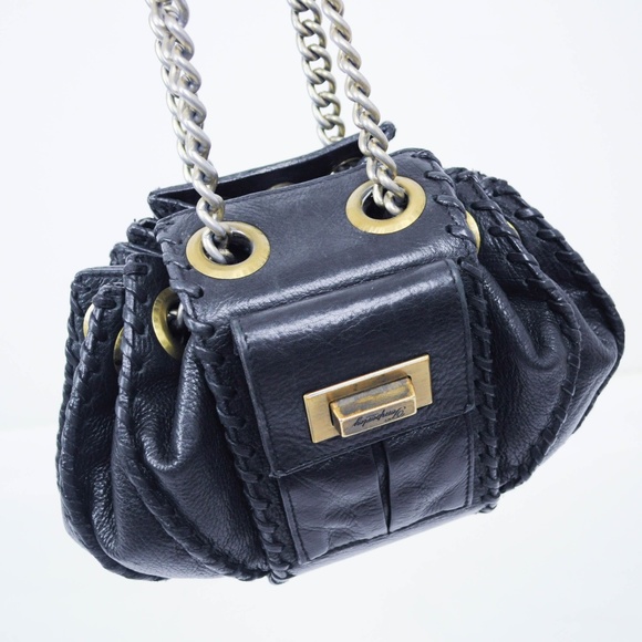 Temperley Leather Bucket Purse Chain Accordion - Picture 7 of 7